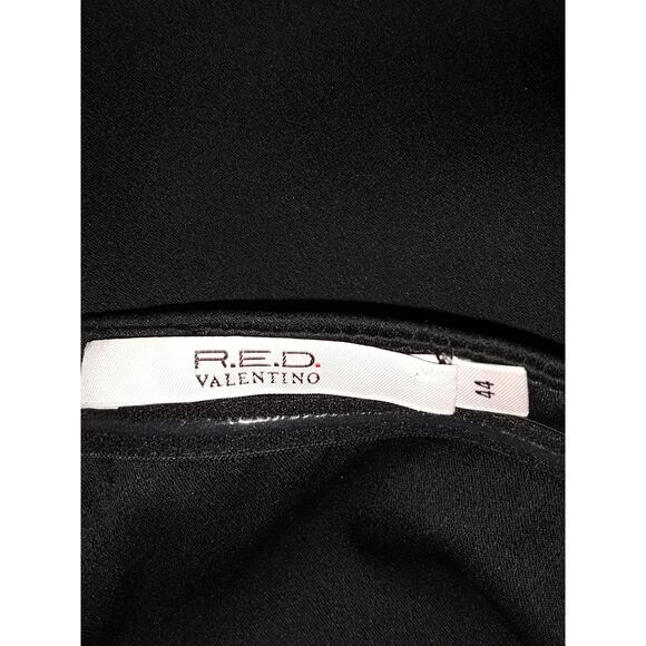 RED Valentino Haute Couture Black & White Cocktail Dress with Bow 44 - Picture 4 of 10